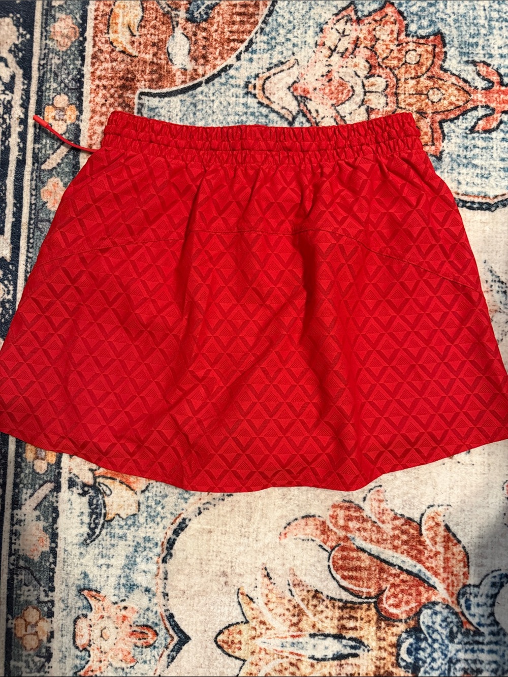 lululemon athletica Red Diamond-Texture Skater Skirt - Picture 5 of 5